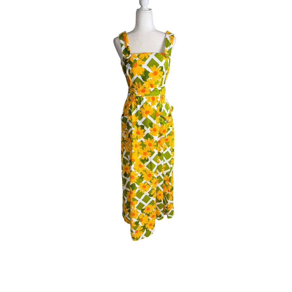 Vintage Malia Honolulu Hawaiian Maxi Dress – Size 12 (Fits Like Modern 4)